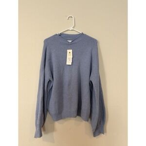 NWT PINQUE LIGHT BLUE SWEATER MADE FOR STITCH FIX WOMEN'S SIZE XL